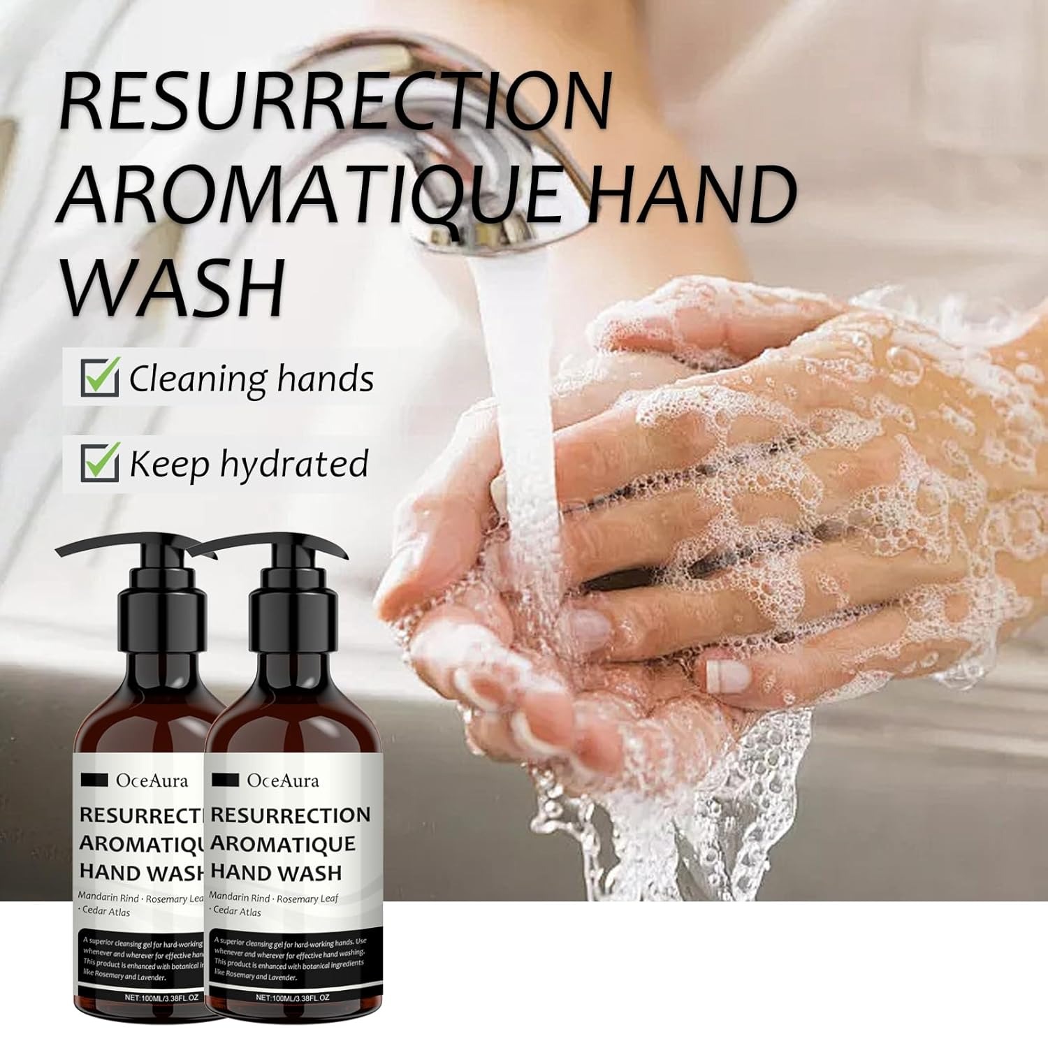 Perfume Fragrance Body Wash - 100ML Aromatic Hand Sanitizer Perfume Level