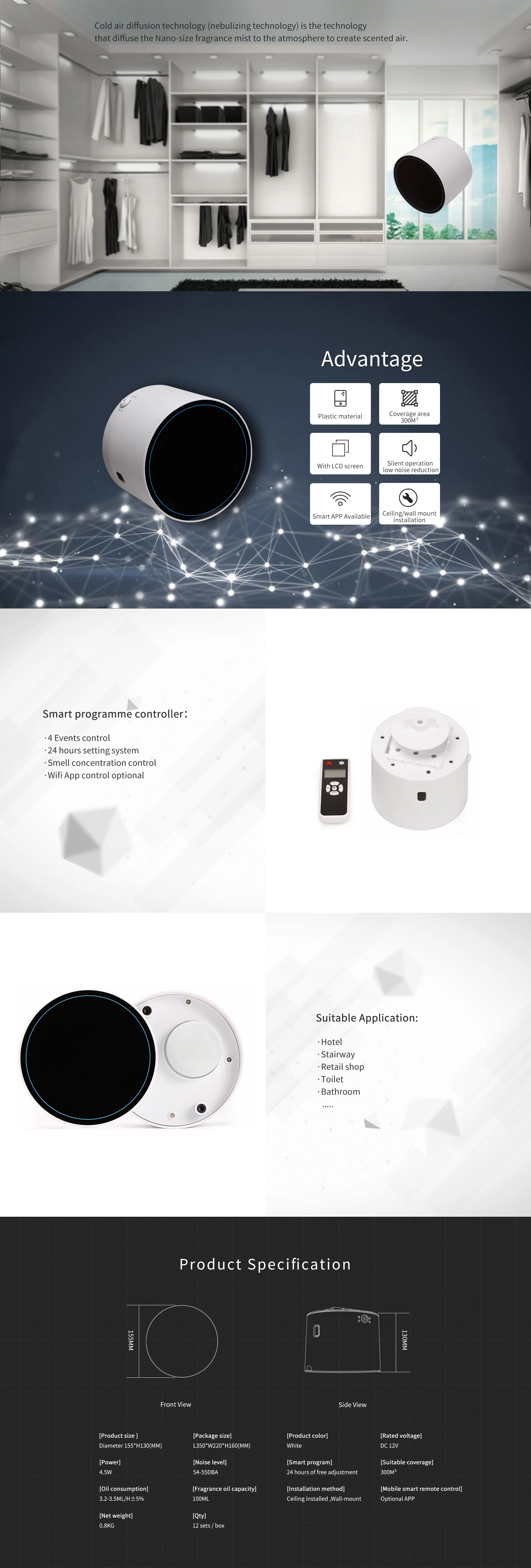 Best Perfume Fragrance - Best Seller Professional Wall-Mounted Cold Air