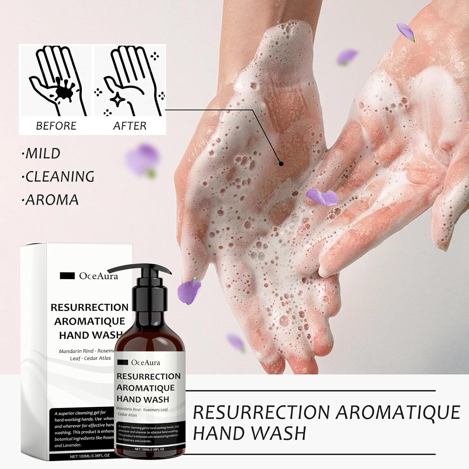 100ML Aromatic Hand Sanitizer  - Perfume Fragrance Body Wash 评论和价格