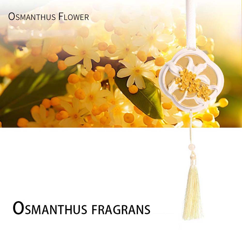 Car fragrance pendant Osmanthu - Perfume Gardenia Fragrance 评论和价格