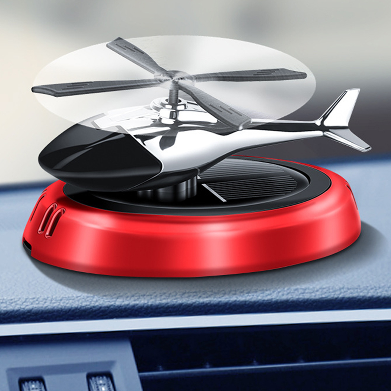 Helicopter Solar Rotating Car  - Perfume Gardenia Fragrance 评论和价格