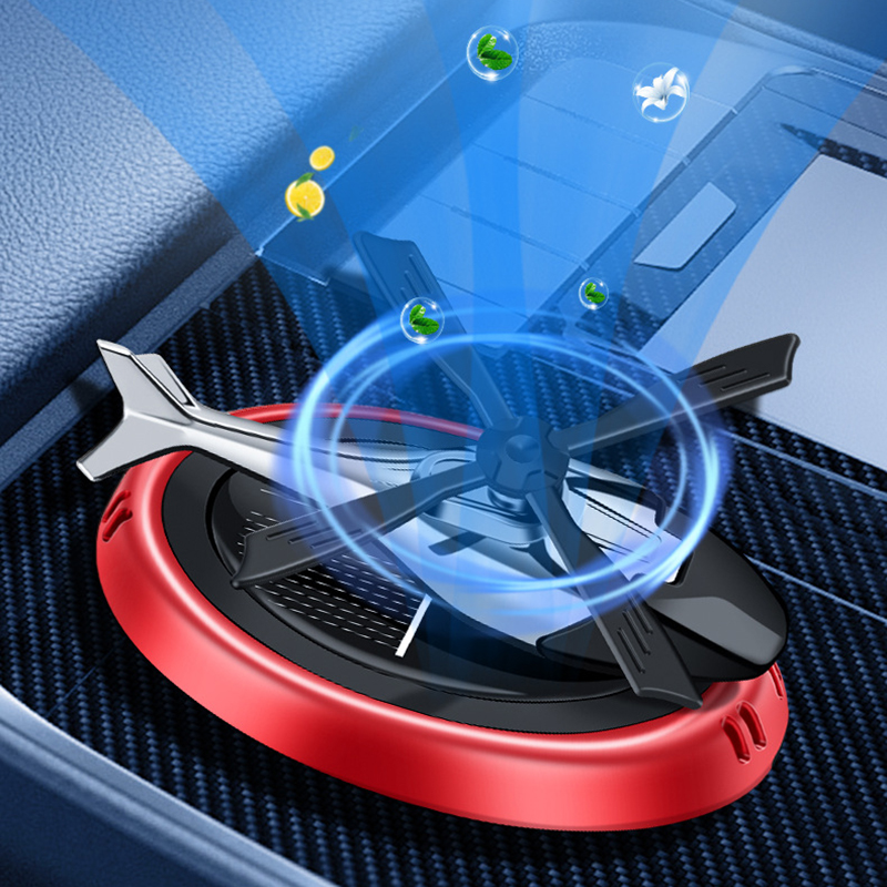 Helicopter Solar Rotating Car  - Perfume Gardenia Fragrance 评论和价格