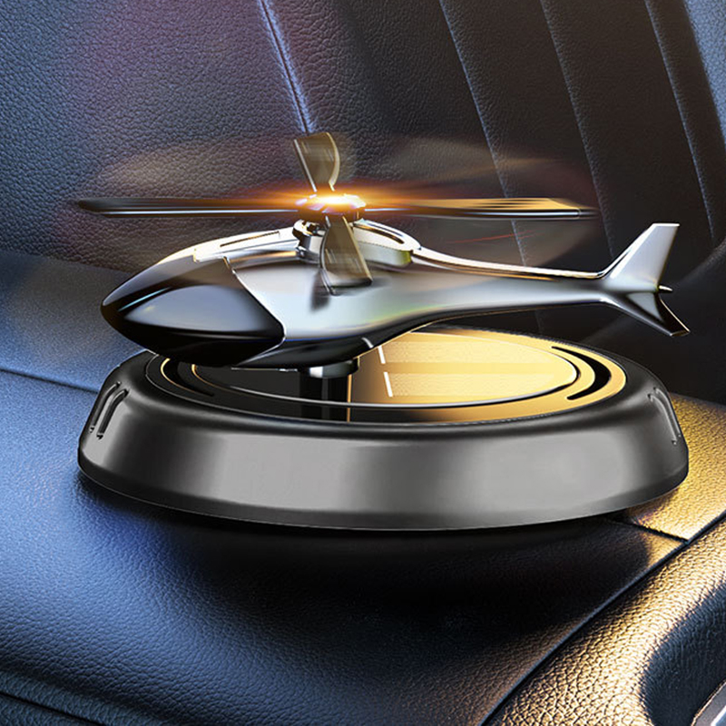 Helicopter Solar Rotating Car  - Perfume Gardenia Fragrance 评论和价格